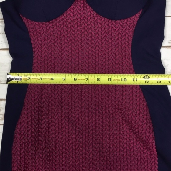 House of Holland Bodycon Color Block Bustier Dress - Picture 7 of 8